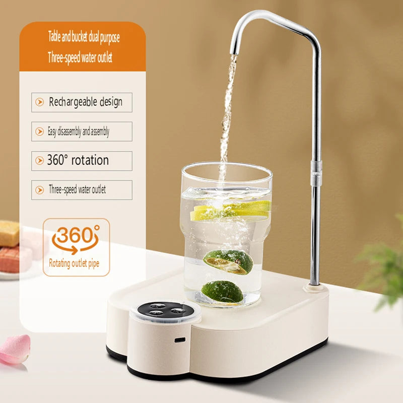 Smart Electric Water Dispenser – Rechargeable Pump