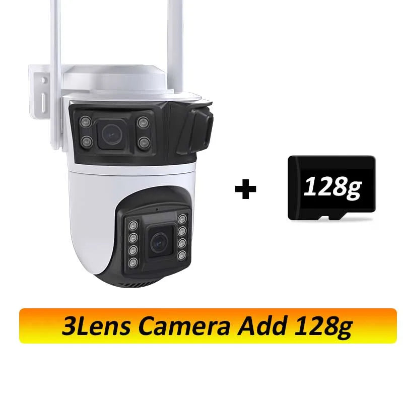 12MP 6K PTZ WiFi Camera – 8X Zoom Outdoor Security