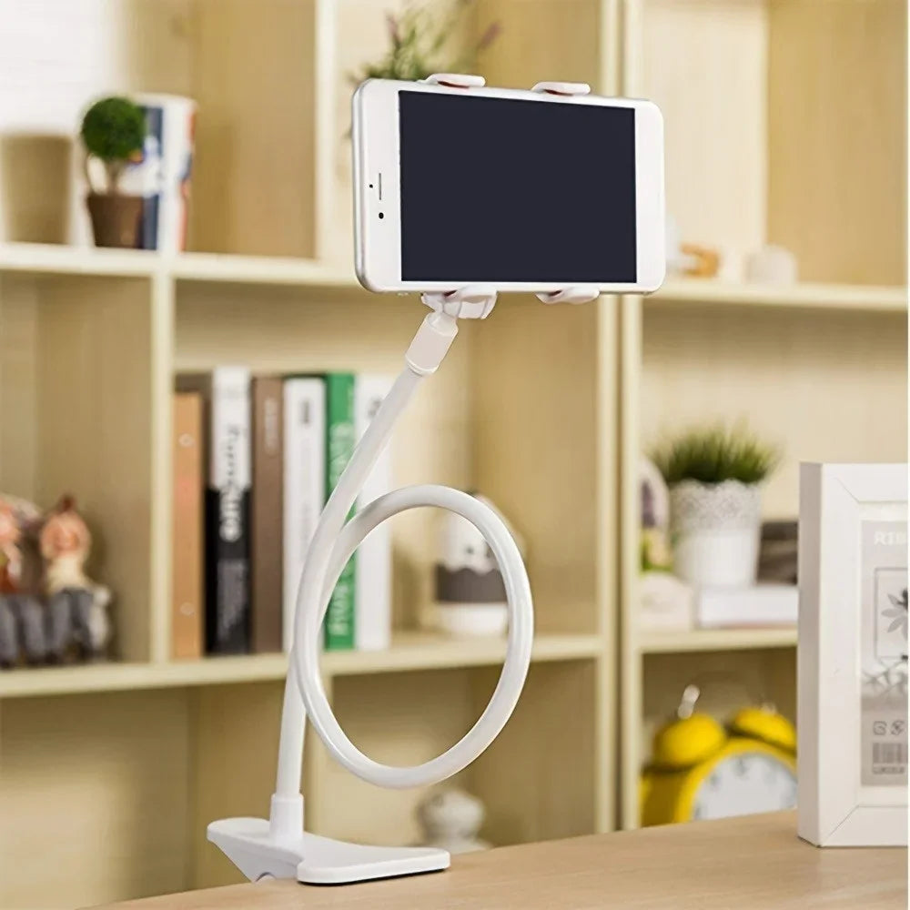 360° Rotating Phone Holder – Flexible Gooseneck Stand