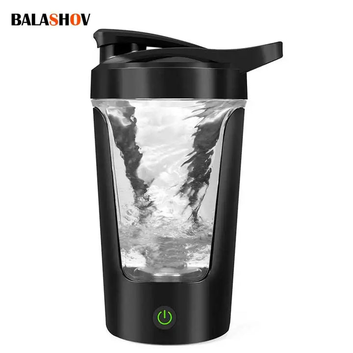 350ml Electric Protein Shaker Bottle – USB Rechargeable