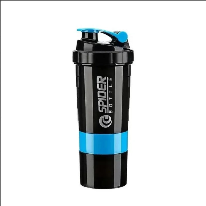 3-Layer Protein Shaker Bottle – Large Capacity Mixer