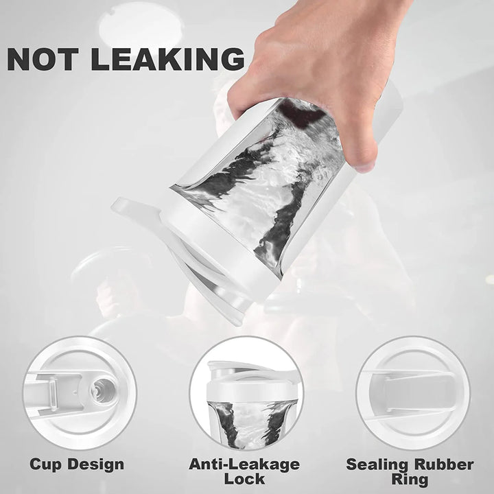 350ml Electric Protein Shaker Bottle – USB Rechargeable