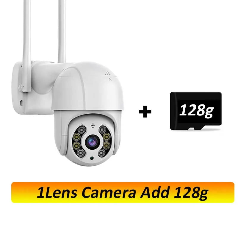 12MP 6K PTZ WiFi Camera – 8X Zoom Outdoor Security
