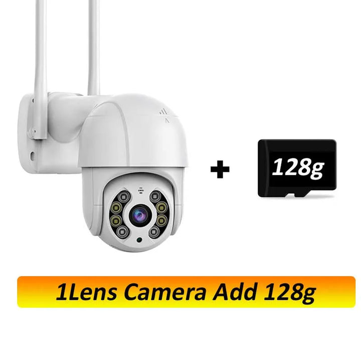12MP 6K PTZ WiFi Camera – 8X Zoom Outdoor Security