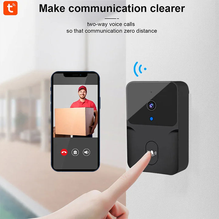 Tuya WiFi Video Doorbell – Wireless HD Smart Camera