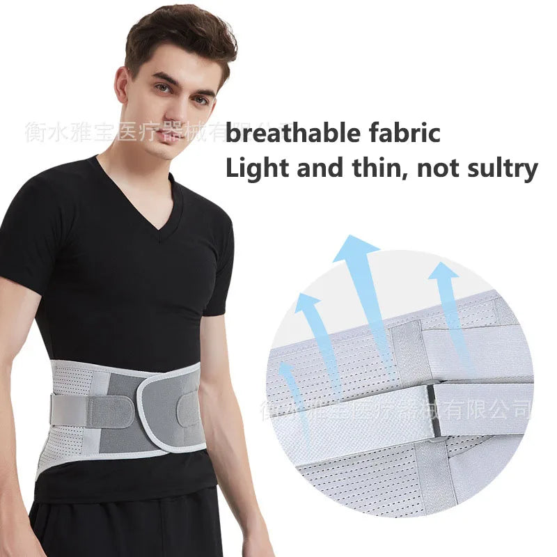 FEATOL Adjustable Lumbar Support Back Brace for Pain Relief
