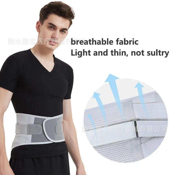FEATOL Adjustable Lumbar Support Back Brace for Pain Relief