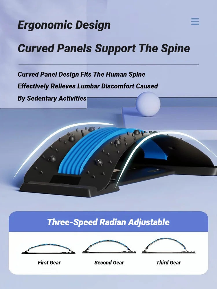 MINOLL Lumbar Back Stretcher for Spine & Pain Relief