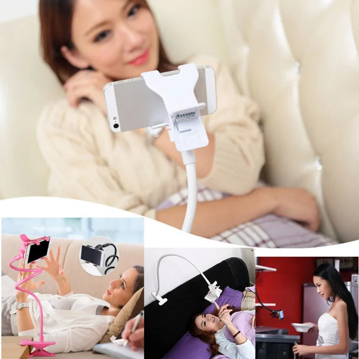360° Rotating Phone Holder – Flexible Gooseneck Stand
