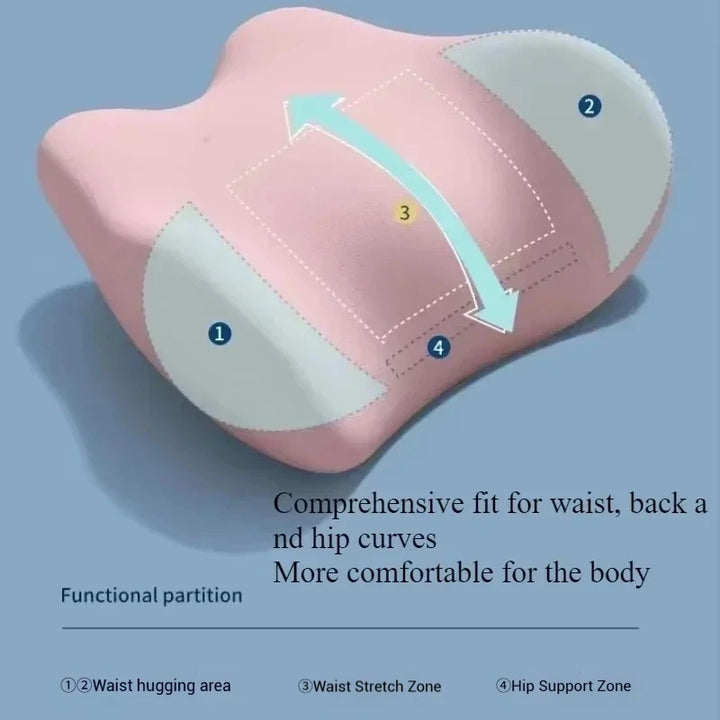 Ergonomic Lumbar Support Pillow – Memory Foam Comfort