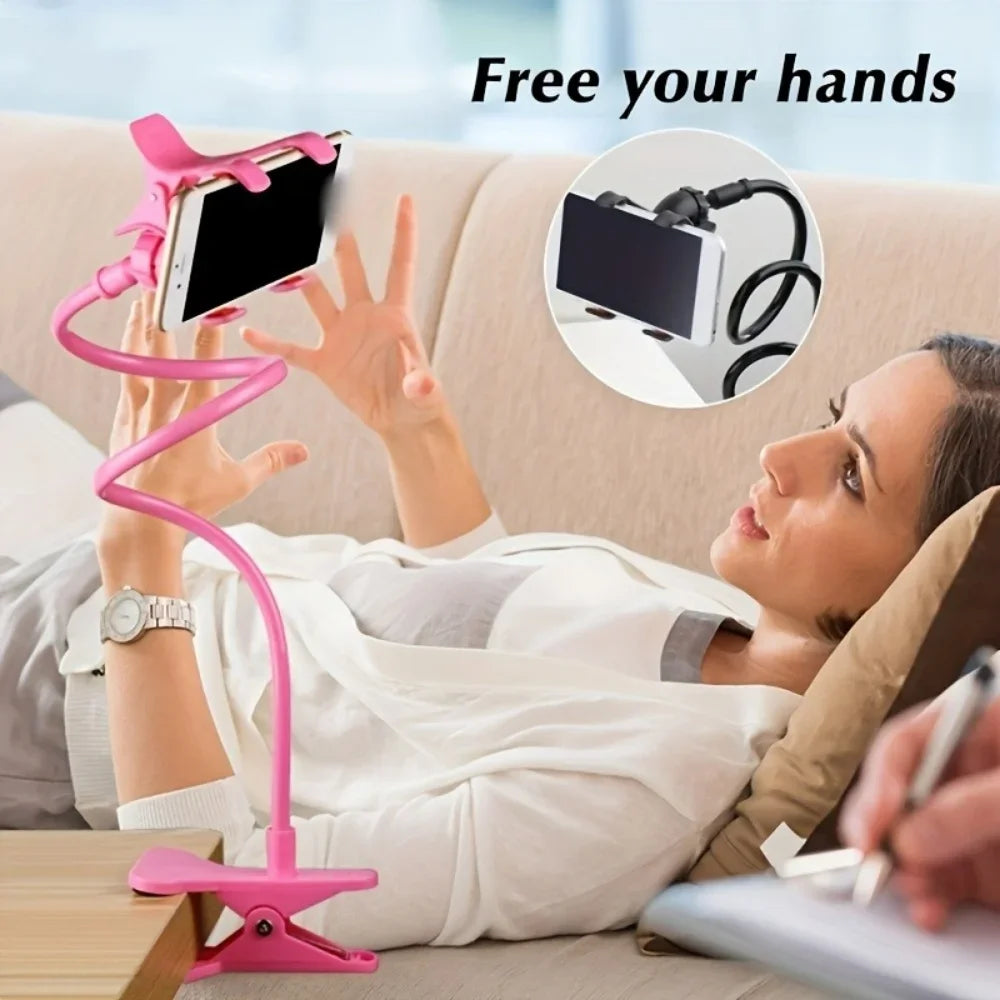 360° Rotating Flexible Phone Holder – Desk & Bed Stand