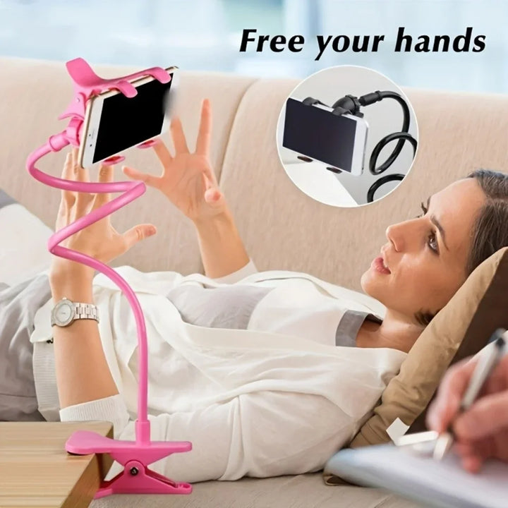 360° Rotating Flexible Phone Holder – Desk & Bed Stand