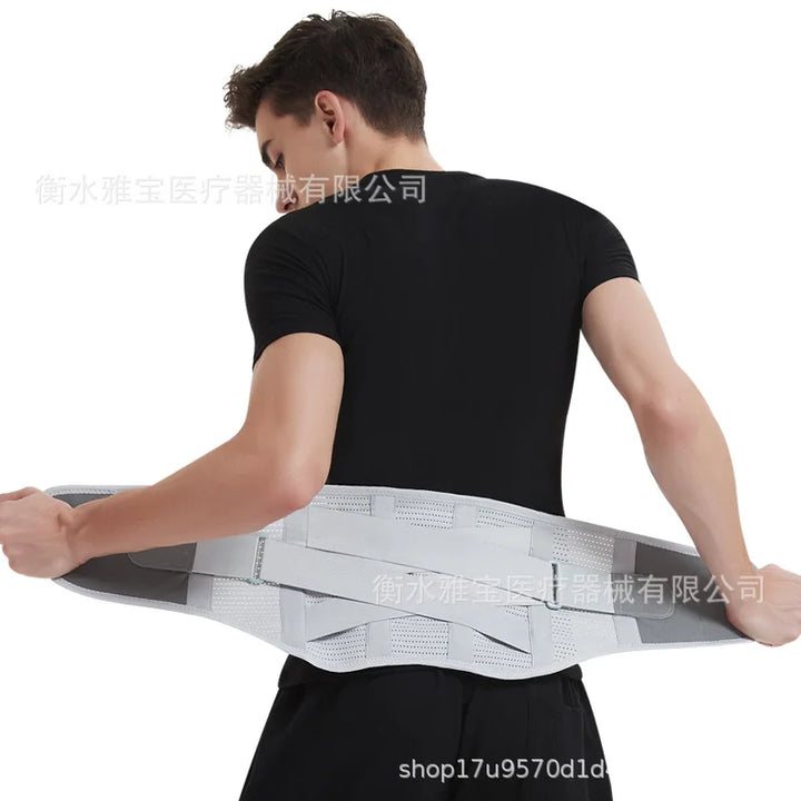 FEATOL Adjustable Lumbar Support Back Brace for Pain Relief