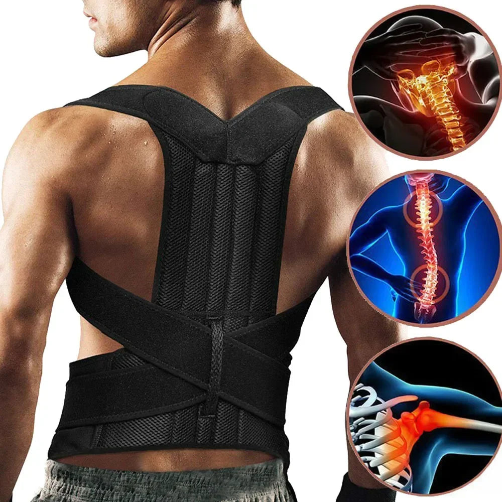 Adjustable Back Posture Corrector Brace for Pain Relief