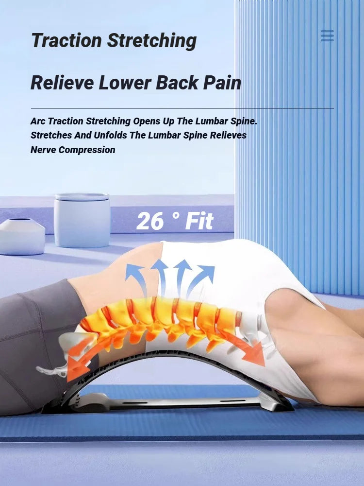 MINOLL Lumbar Back Stretcher for Spine & Pain Relief