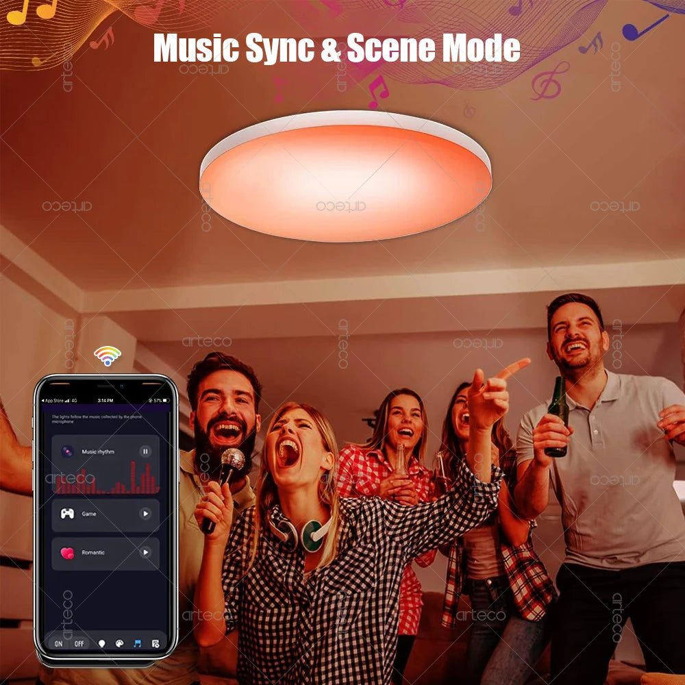 Zigbee Smart LED Ceiling Light 24W/40W – RGB + CW