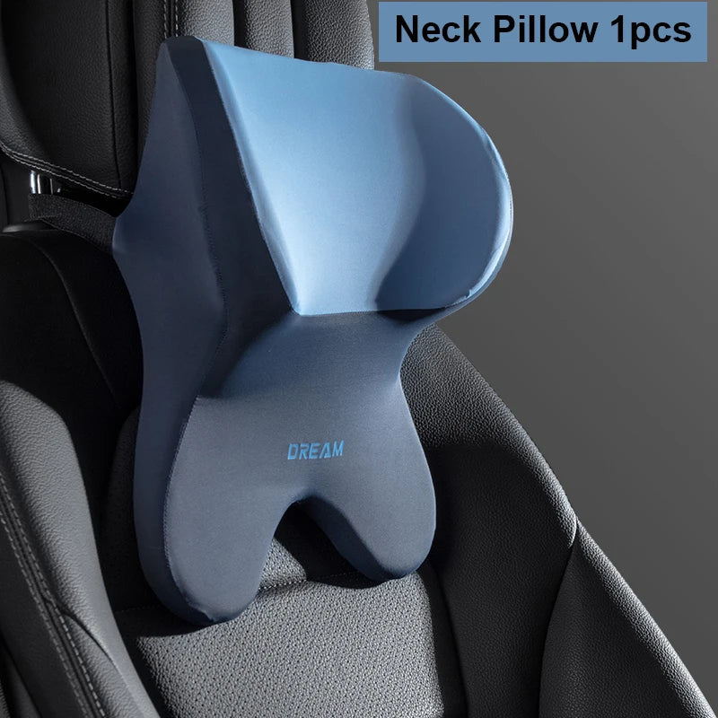Car Lumbar Support Pillow with Memory Foam Comfort