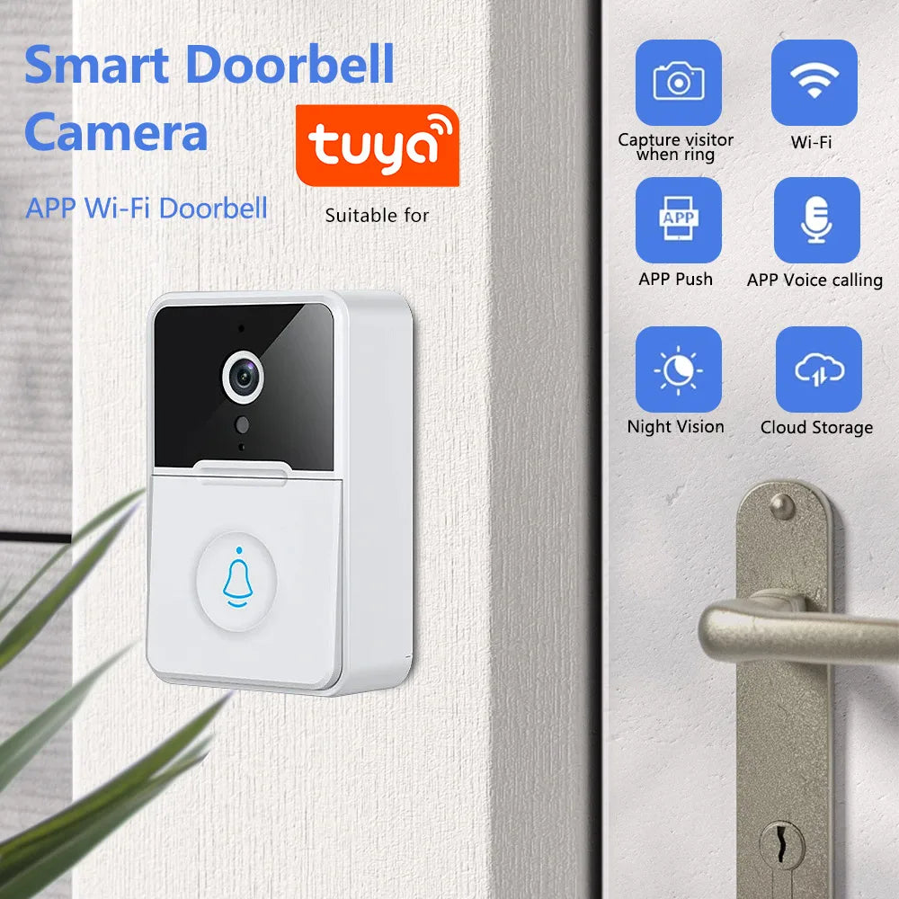 1080P Tuya Smart Video Doorbell – WiFi Wireless