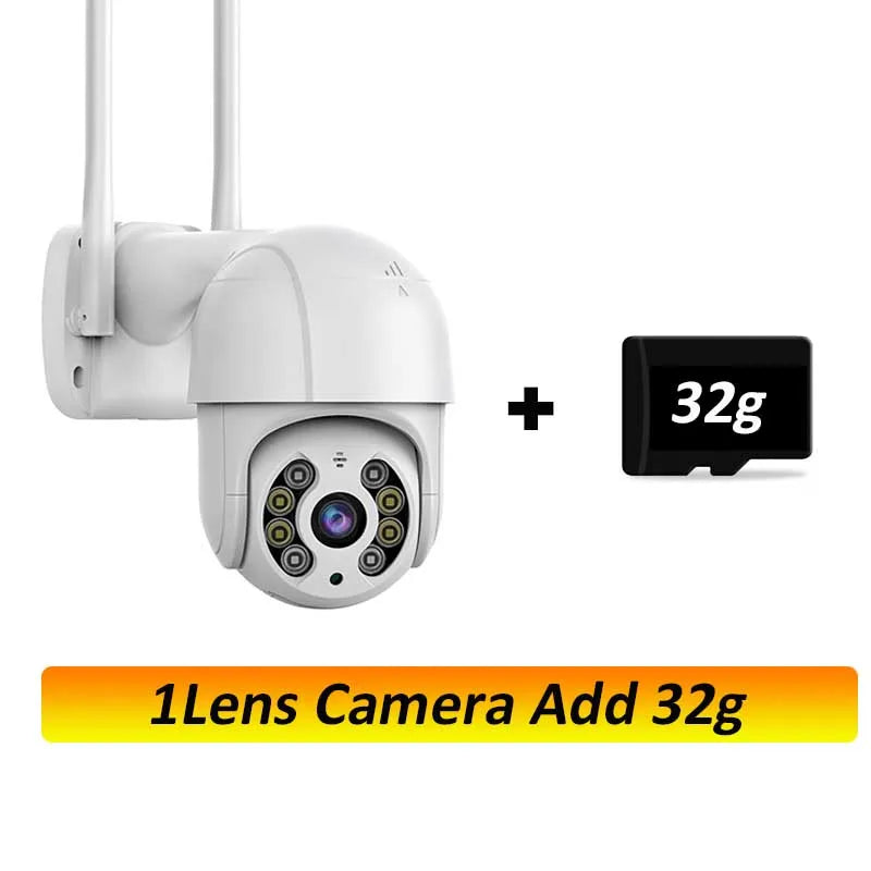 12MP 6K PTZ WiFi Camera – 8X Zoom Outdoor Security