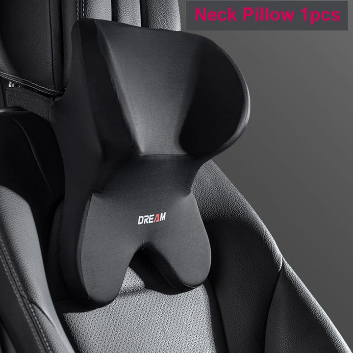 Car Lumbar Support Pillow with Memory Foam Comfort