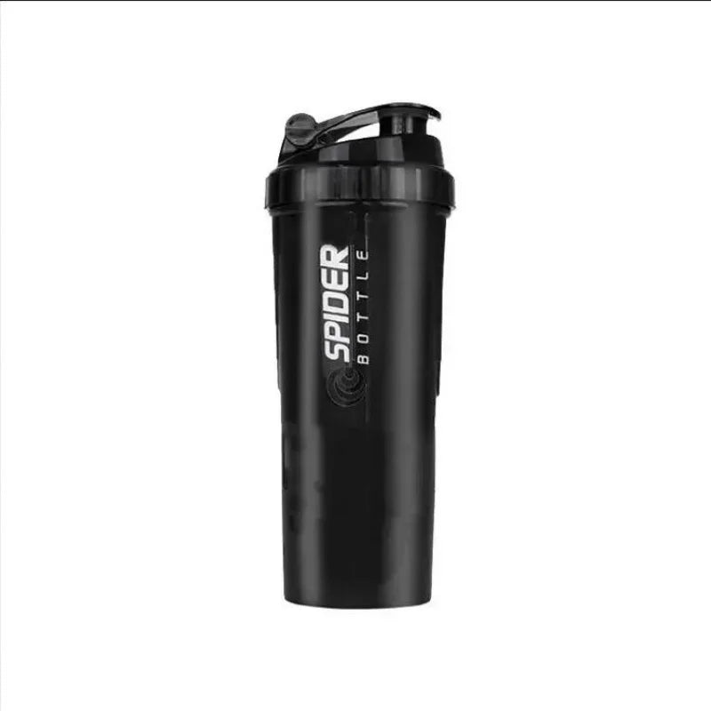 3-Layer Protein Shaker Bottle – Large Capacity Mixer