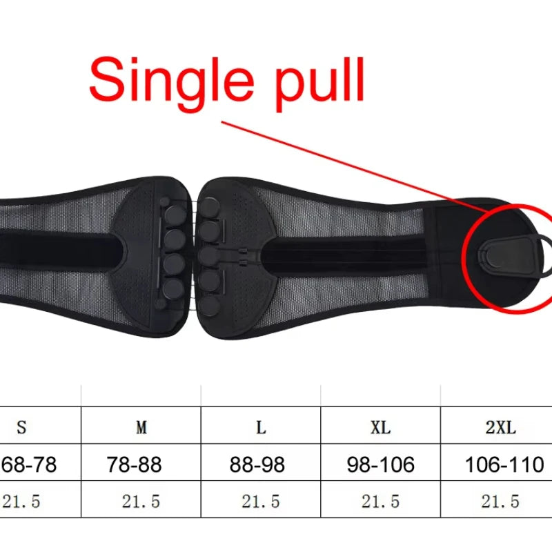 Pulley Lumbar Support Back Brace for Lower Back Pain