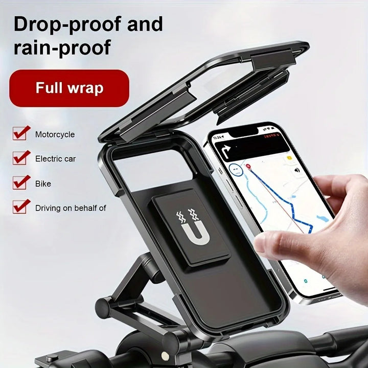Waterproof Motorcycle & Bike Phone Holder with 360° Rotation