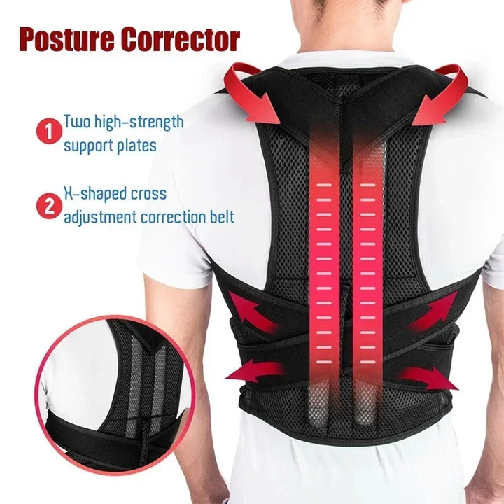 Adjustable Back Posture Corrector Brace for Pain Relief