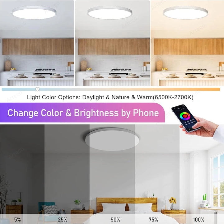 Zigbee Smart LED Ceiling Light 24W/40W – RGB + CW