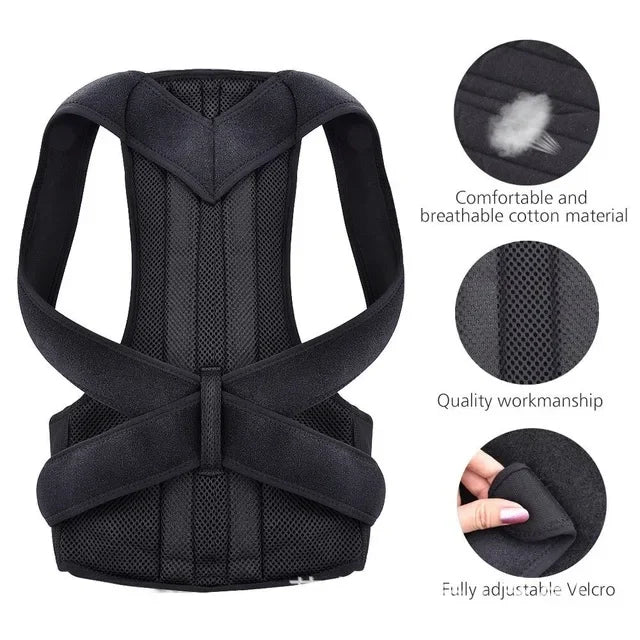 Adjustable Back Posture Corrector Brace for Pain Relief