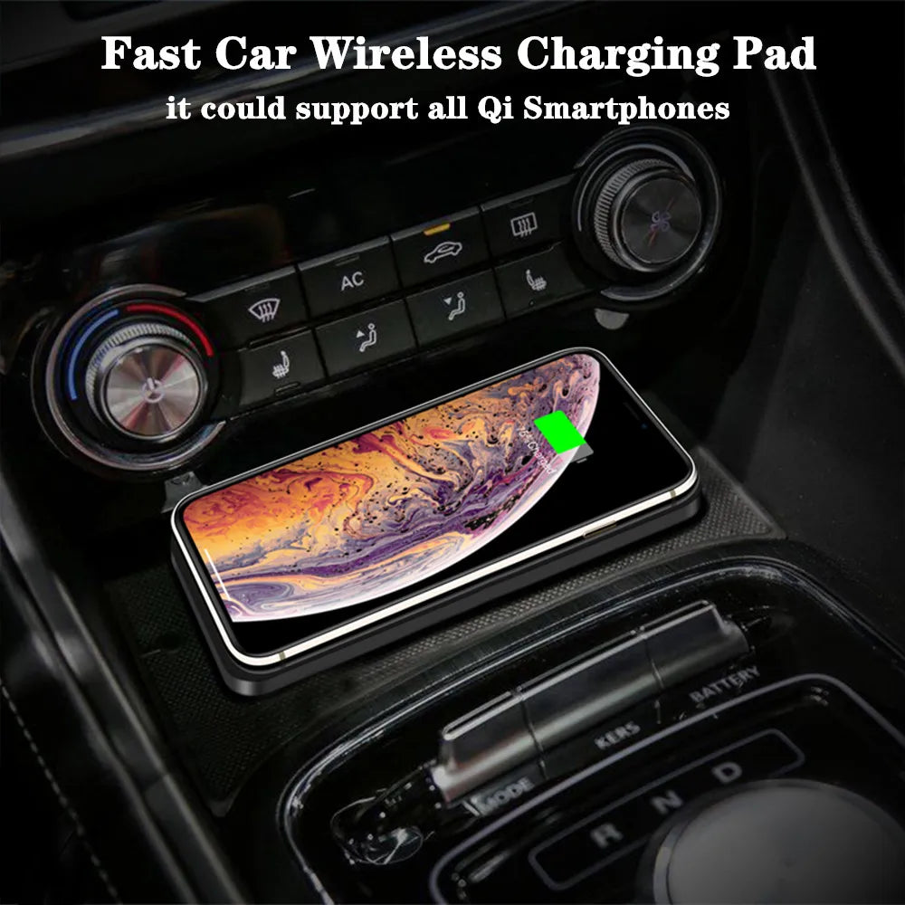 Wireless Car Charger & Phone Holder – 15W Fast Charging