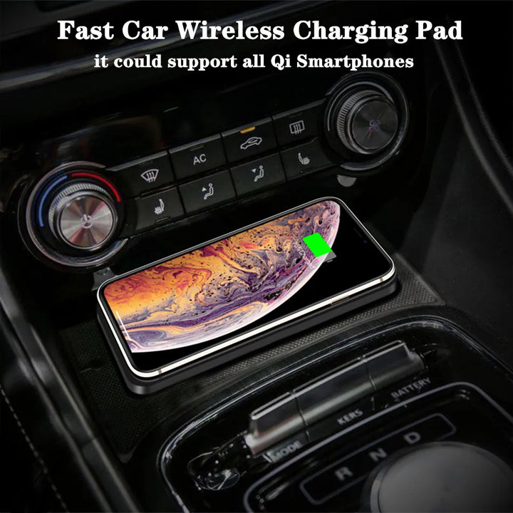 Wireless Car Charger & Phone Holder – 15W Fast Charging