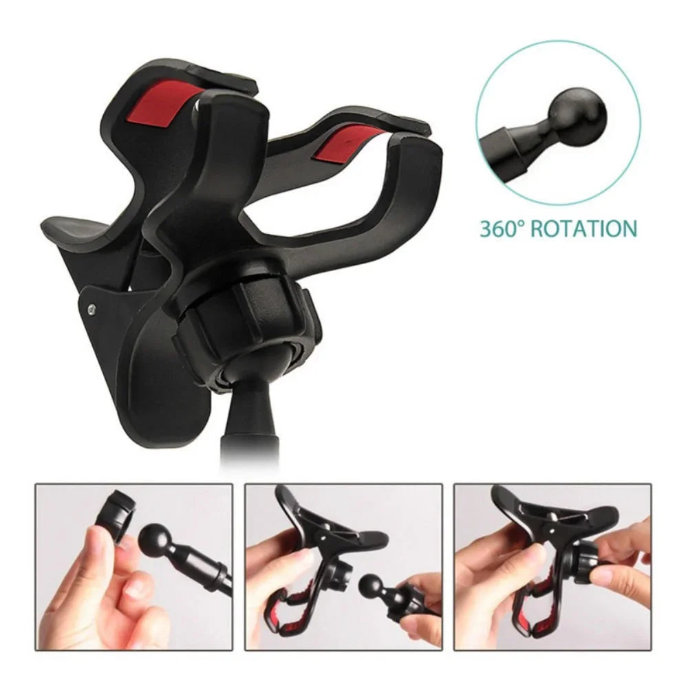 360° Rotating Phone Holder – Flexible Gooseneck Stand