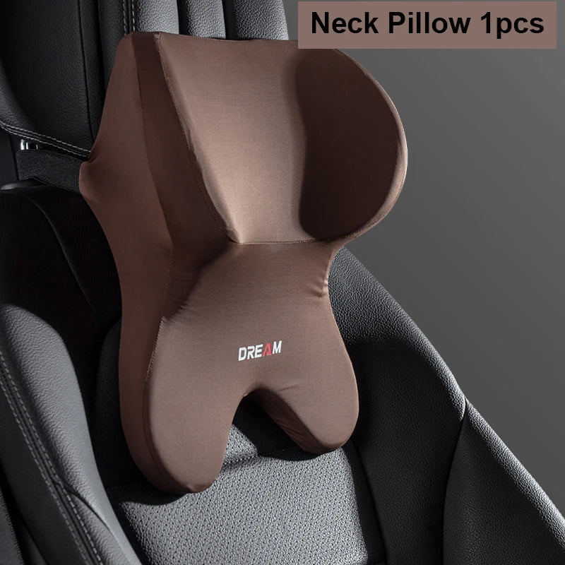 Car Lumbar Support Pillow with Memory Foam Comfort