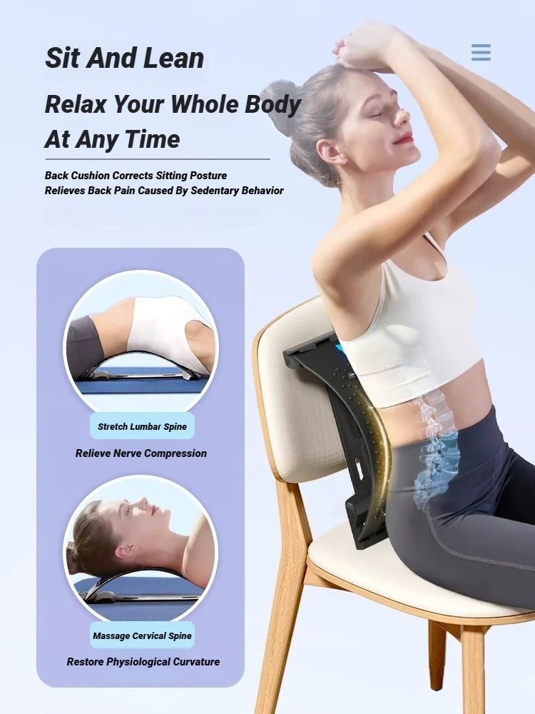 MINOLL Lumbar Back Stretcher for Spine & Pain Relief